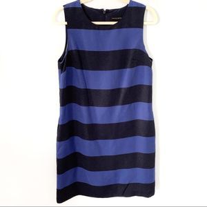 Banana Republic rugby shift dress blue 8
